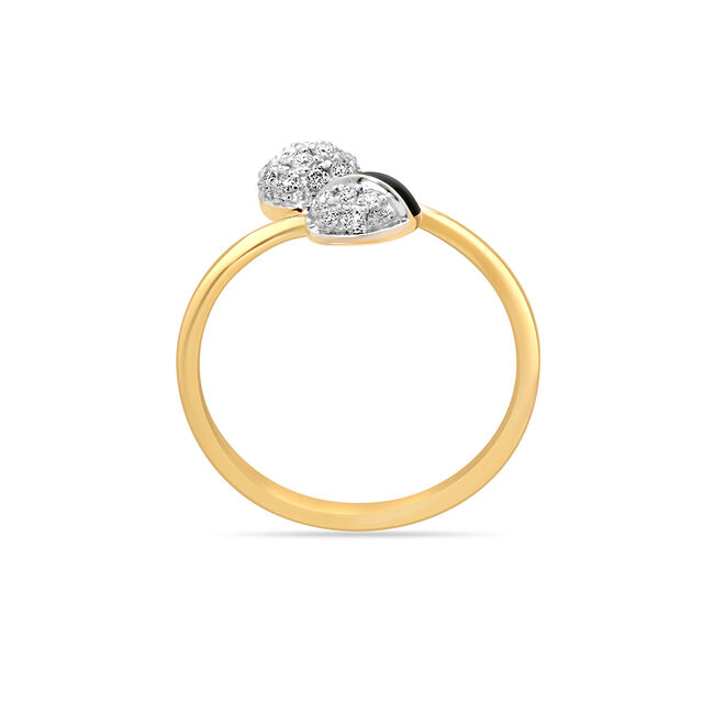 18KT Yellow Gold Eclectic Dazzle Diamond Ring,,hi-res image number null