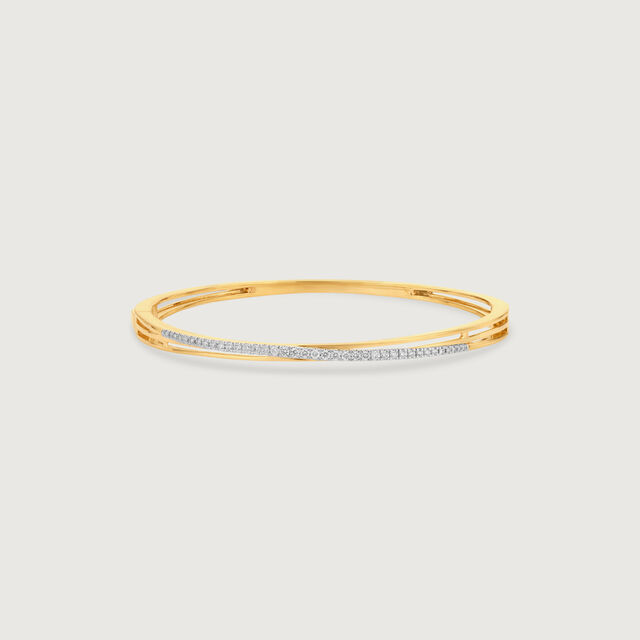 Sleek Radiant Diamond Bangle,,hi-res image number null