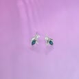 Luminous Grace Silver Stud Earrings,,hi-res view 1