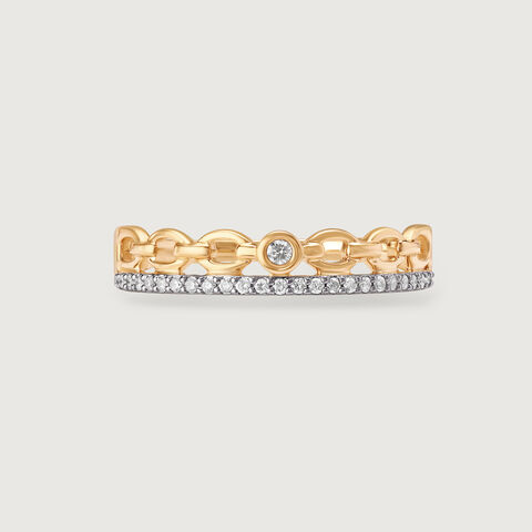 Crown Jewel 14KT Gold & Diamond Ring alternate view 2