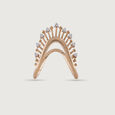 Golden Crest Gold & Diamond Finger Ring,,hi-res view 3