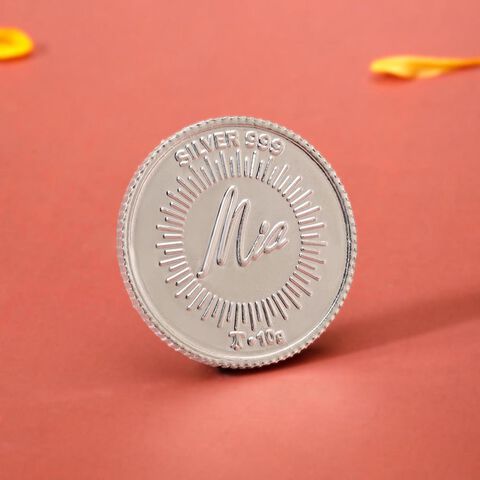 10 GM 999 Lotus Silver Coin