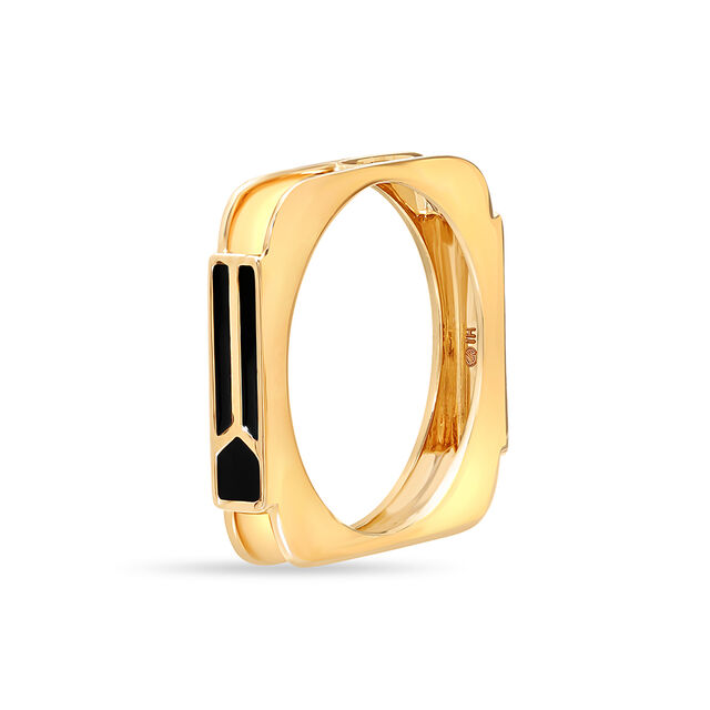 14KT Yellow Gold Bold Boxy Ring,,hi-res view 1