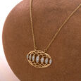 Interwoven Rhythm Diamond Necklace,,hi-res view 1