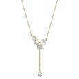 14KT Yellow Gold Classic Hexagon Sparkle Diamond Necklace,,hi-res view 2