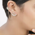 14kt Yellow Gold Charmed Ear Cuff,,hi-res view 3