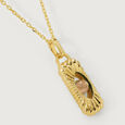 Guardian's Frosty Allure White Topaz 18KT Pendant with chain,,hi-res view 5