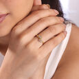 Infinity Grace Gold & Diamond Finger Ring,,hi-res view 2