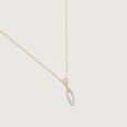 Halo Drift Diamond Necklace,,hi-res view 4