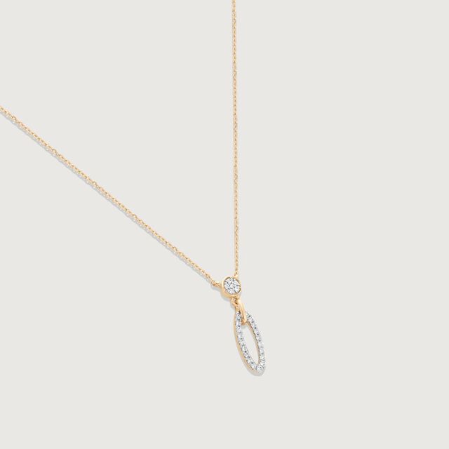 Halo Drift Diamond Necklace,,hi-res image number null