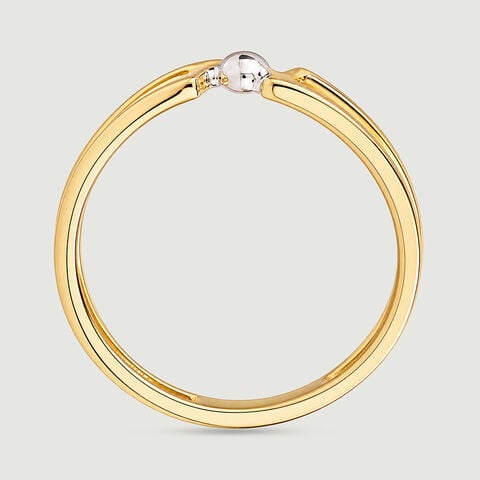 Dynamic Twisted Gold Ring