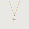 Linear Rhythm Diamond Pendant,,hi-res view 5
