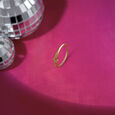 Disco Diva Gold Finger Ring,,hi-res view 1