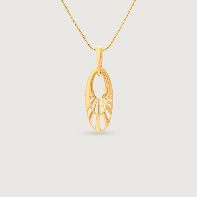 Airy Radiant Gold Pendant,,hi-res image number null