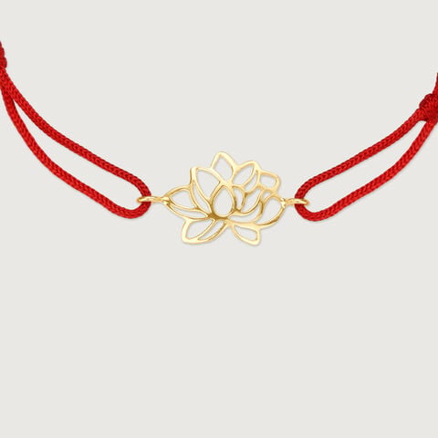 Serene Radiant Lotus Gold Bracelet