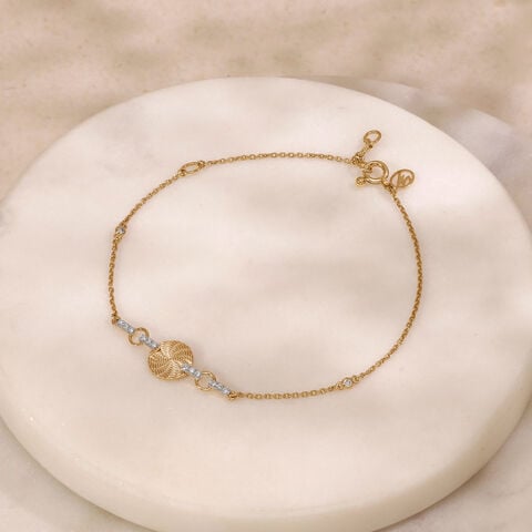 Serene Orbit Diamond Bracelet