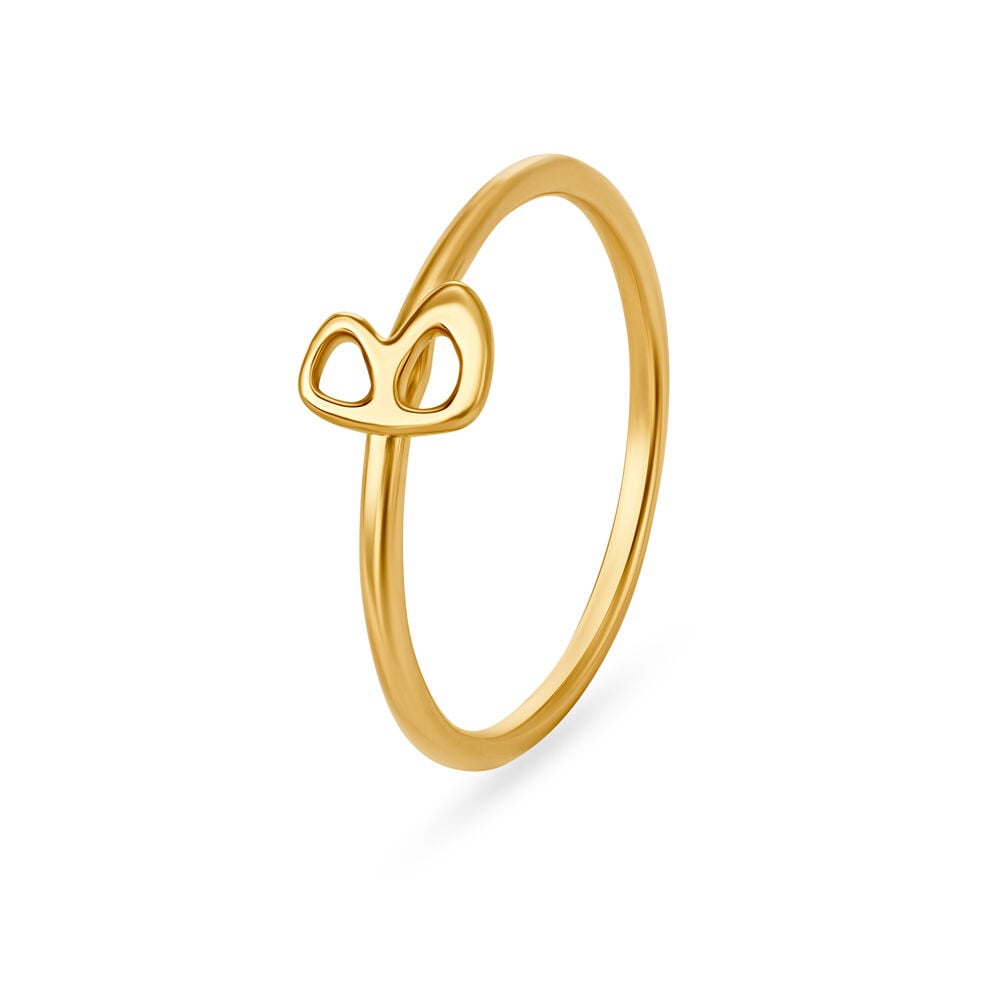 Floreo 10k Yellow Gold A-Z Letter Initial Ring with Heart and Rose Gold  Flower Design, Sizes 4-9 - Walmart.com