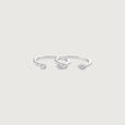 Nature Bloom Silver Toe Rings,,hi-res view 4