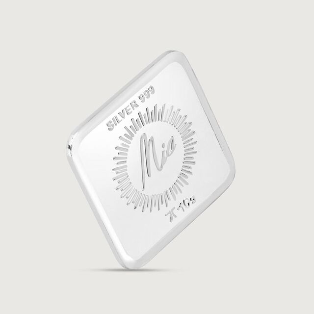 10 GM 999 Gayatri Mantra Silver Coin,,hi-res image number null