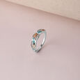 Mosaic Luxe Silver Ring,,hi-res view 1