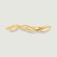 Sculpted Current Gold Bangle,,hi-res view 2