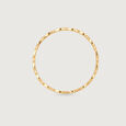Fluid Weave Gold Bangle,,hi-res view 3