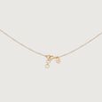 Golden Line Diamond Necklace,,hi-res view 5
