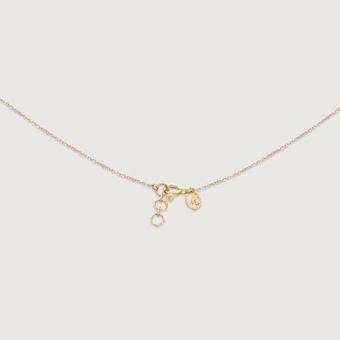 Golden Line Diamond Necklace