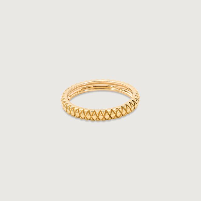 Bold Edge Gold Ring,,hi-res image number null