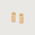 Timeless Twirl Gold Hoop Earrings,,hi-res view 3