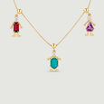 Colour Kin Multicolour Gold Necklace,,hi-res view 3