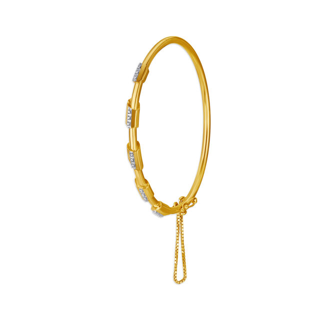 14KT Yellow Gold Colours at Work Bangle,,hi-res image number null
