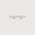 Floral Charm Silver Toe Rings,,hi-res view 4