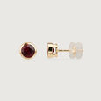 Crimson Aura Garnet Earrings,,hi-res view 5