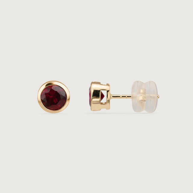 Crimson Aura Garnet Earrings,,hi-res image number null