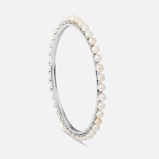 Infinite Pearl Silver Bangle,,hi-res image number null