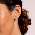 Enchanted Bloom Diamond Stud Earrings,,hi-res view 2