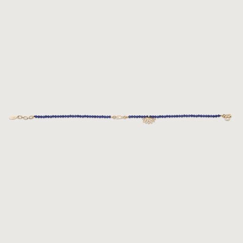 Mystic Lotus Gemstone Bracelet