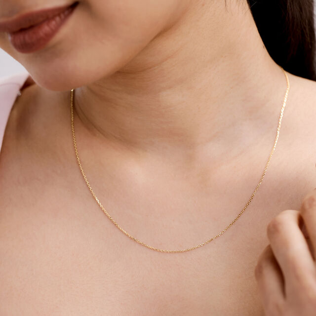 Featherlight Glow Gold Chain,,hi-res image number null