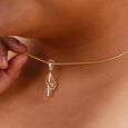 Fluid Elegance Diamond Pendant,,hi-res view 2