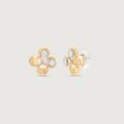 Bloom Charm Diamond Stud Earrings,,hi-res view 4