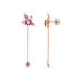 14kt Rose Gold Springs Favorite Diamond Drop Earrings,,hi-res view 2