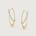 14KT Aurora Beauties Diamond Stud Earrings,,hi-res view 4