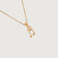 Melodic Love Note 14KT Gold Chain & Pendant,,hi-res view 4