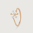 Groovy Glow Gold & Diamond Finger Ring,,hi-res view 4