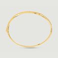 Sculpted Current Gold Bangle,,hi-res view 4