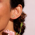 Everbloom Floret Diamond Stud Earrings,,hi-res view 2