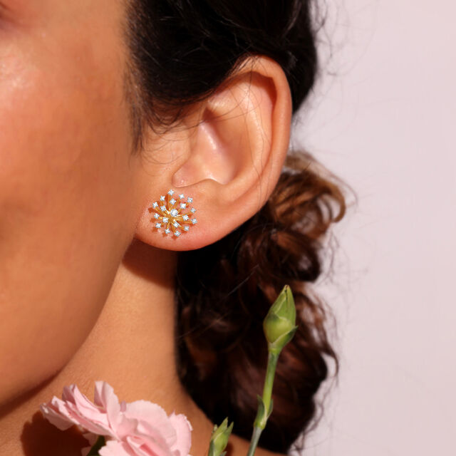 Everbloom Floret Diamond Stud Earrings,,hi-res image number null