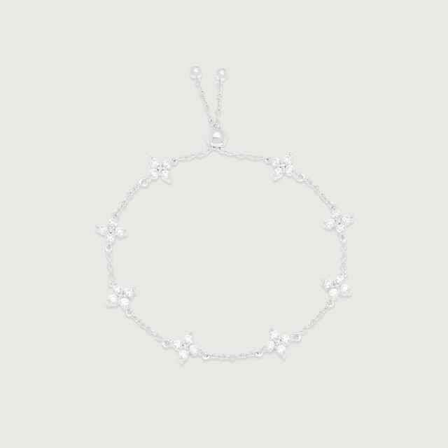 Floral Spark Silver Bracelet,,hi-res image number null