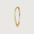 Sleek Textured Gold Bangle,,hi-res view 4